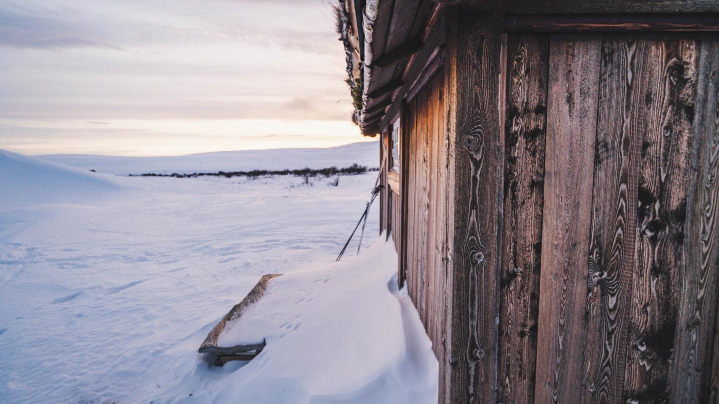 Vinter - peer gynt hytta